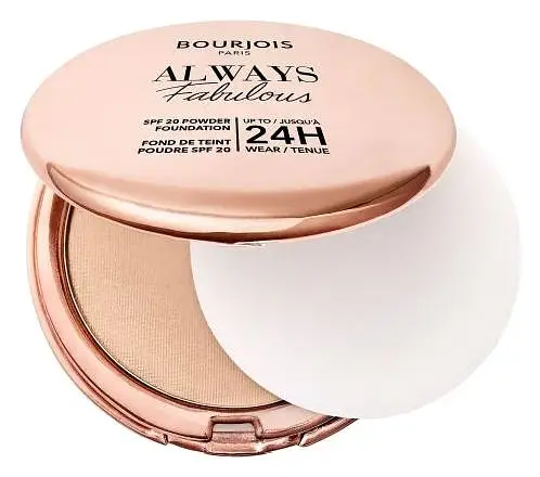 Bourjois Paris Always Fabulous SPF 20 Powder Foundation 300 Rose Sand