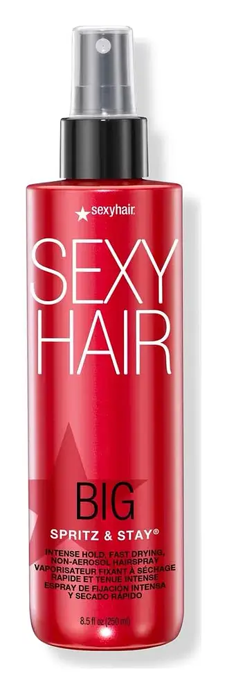 SexyHair Big Spritz & Stay Intense Hold, Fast Drying Non-Aerosol Hairspray