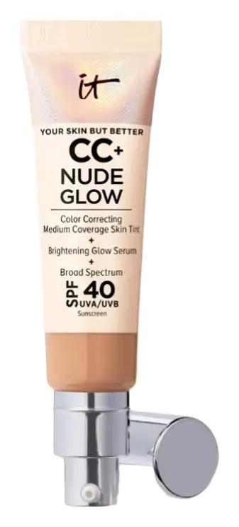 IT Cosmetics CC+ Nude Glow Lightweight Foundation SPF 40 Medium Tan