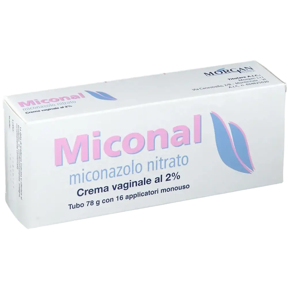 Morgan Pharma Miconal 2% Vaginal Cream Miconazole Nitrate