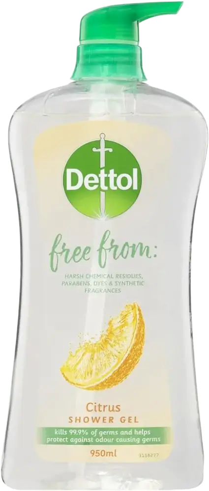 Dettol Free From Citrus Shower Gel