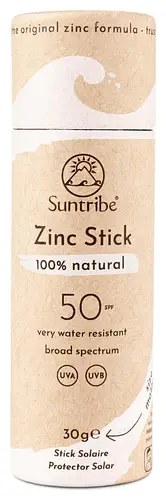 Suntribe Natural Mineral Zinc Sun Stick SPF 30 White