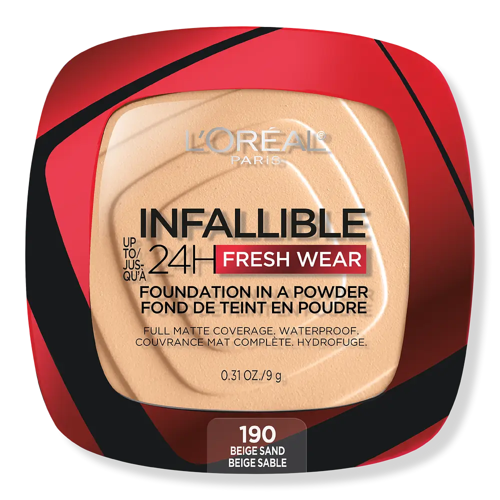L'Oreal Infallible Fresh 24H Wear Foundation In A Powder 190 Beige Sand