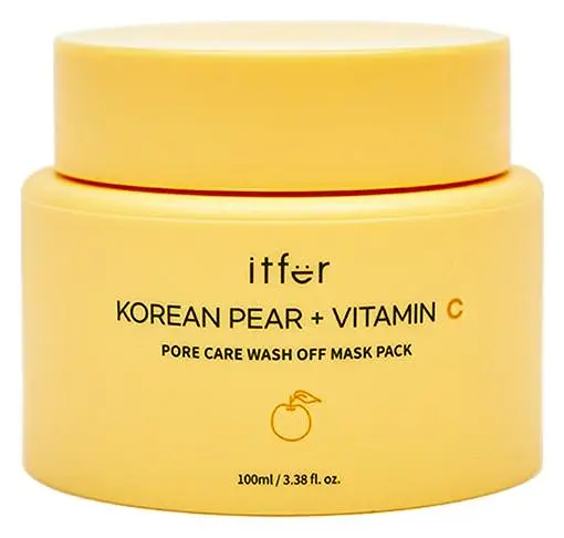 Itfer Korean Pear Plus Vitamin C Pore Care Wash Off Mask Pack