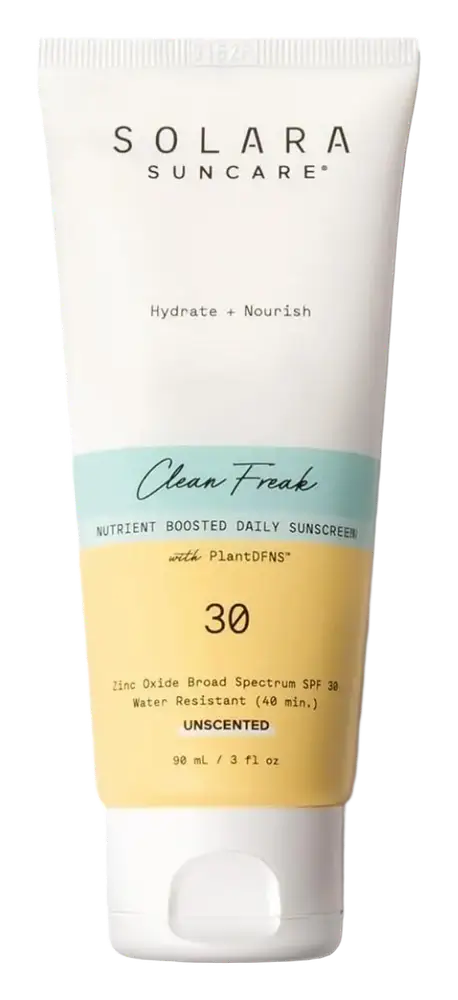 Solara Suncare Clean Freak Nutrient Boosted Daily Sunscreen SPF 30