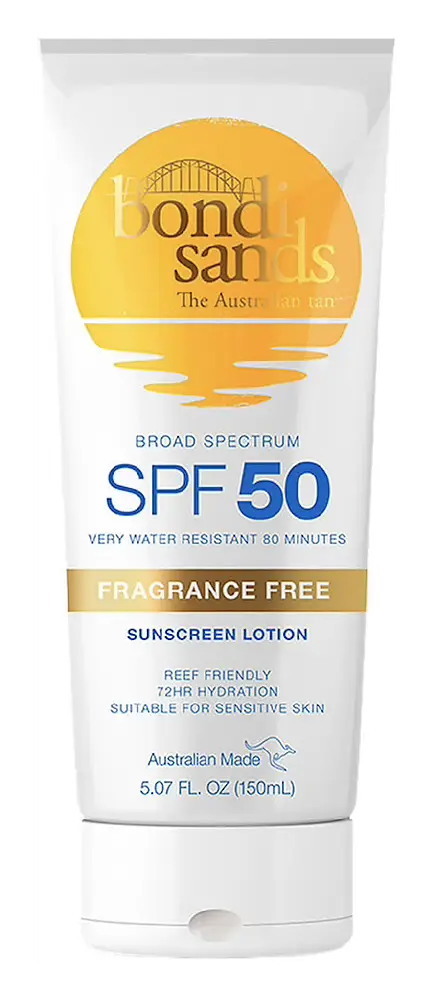 bondi sands Fragrance Free Sunscreen Daily Face Lotion SPF 50+