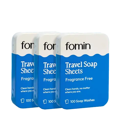 Fomin Travel Soap Sheets Fragrance Free