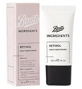 Boots Ingredients Retinol Night Moisturiser