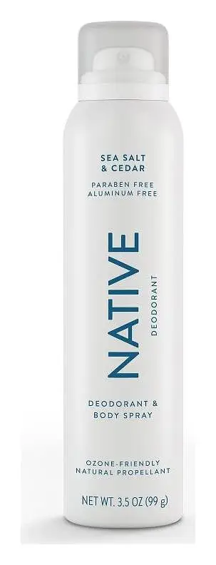 Native Deodorant & Body Spray Sea Salt & Cedar