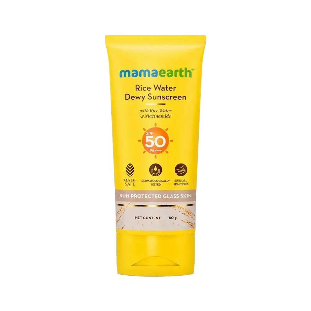 Mamaearth Rice Water Dewy Sunscreen SPF 50 PA++++
