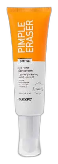 Quickfx Pimple Eraser Oil Free Sunscreen With SPF 50+