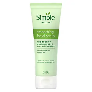 Simple Skincare Smoothing Facial Scrub
