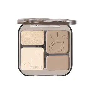 Veecci Contour Highlight Palette Misty Peach Grey