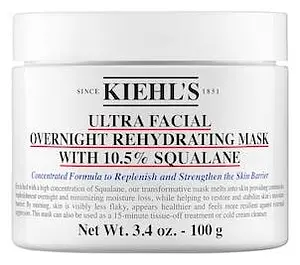 Kiehl's Ultra Facial Overnight Hydrating Face Mask With 10.5% Squalane