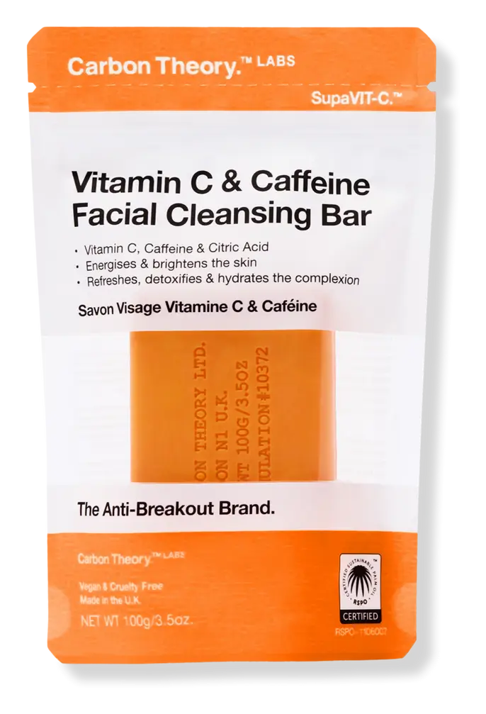 Carbon Theory Vitamin C & Caffeine Facial Cleansing Bar