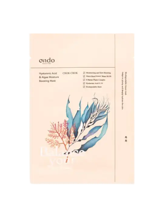 Ondo Beauty 36.5 Balance Your Own Beauty Mask Hyaluronic Acid & Algae Moisture
