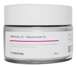 TheActives Acne Gel MSM Sulfur 3% + Niacinamide 5%