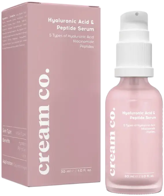 Cream Co. Hyaluronic Acid & Peptide Serum