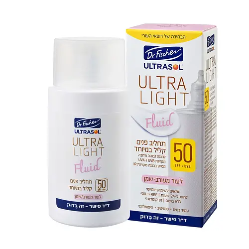 Dr. Fischer ULTRA LIGHT Fluid Facial Sunscreen For Combination to Oily Skin SPF50