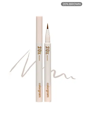 COLORGRAM Shade Re-forming Brush Liner 20% Brown