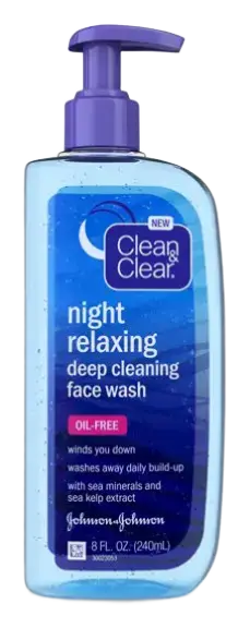 Clean & Clear Night Relaxing Oil-Free Deep Cleaning Face Wash