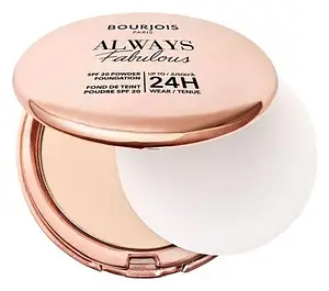 Bourjois Paris Always Fabulous SPF 20 Powder Foundation 100 Rose Ivory