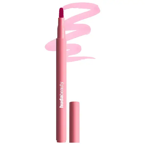 Huda Beauty Lip Contour Lip Stain For 12-Hour Wear Baby Pink