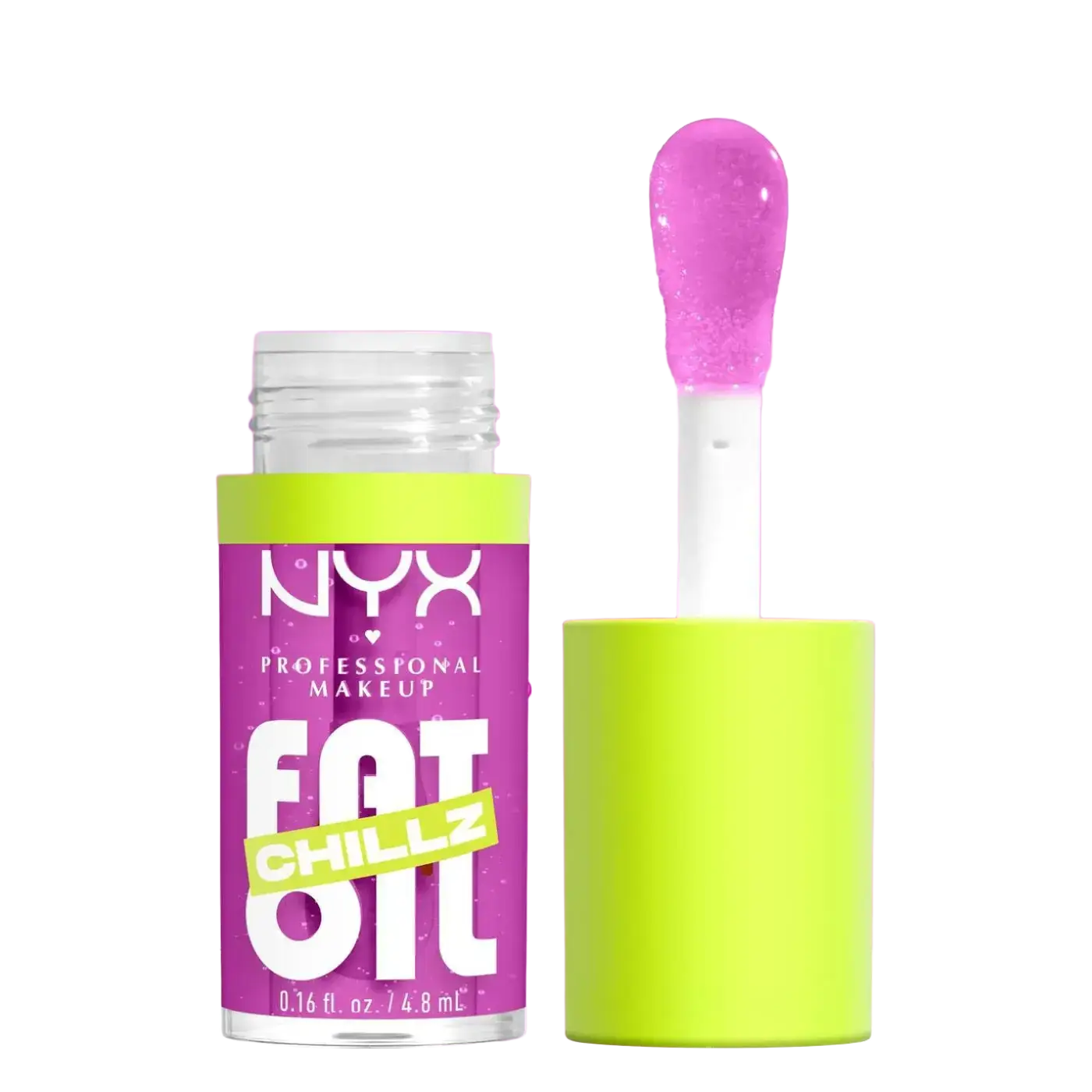 NYX Cosmetics Fat Oil Lip Drip Chillz Cooling Lip Oil Strawberry Slush