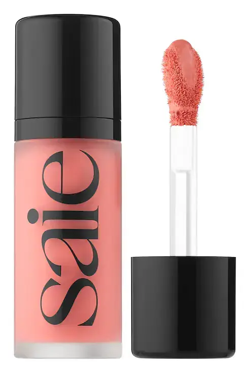 Saie Dew Blush Liquid Cheek Blush Poppy