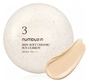 Numbuzin No.3 Skin-Soft Ceramic Sun Cushion SPF 50+ PA++++