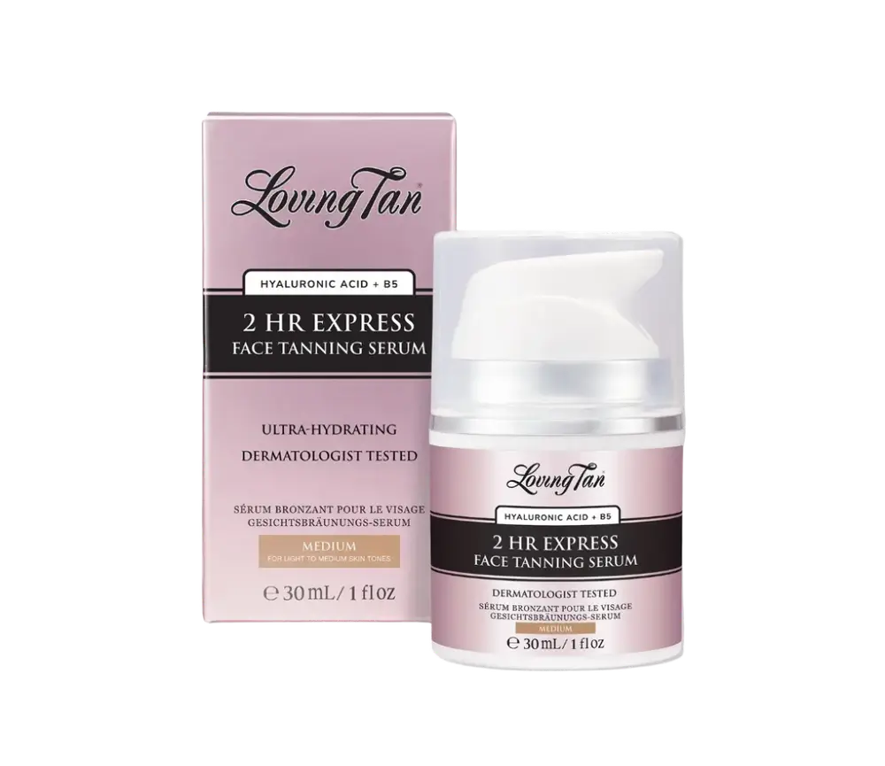 Loving Tan 2 HR Express Face Tanning Serum Medium