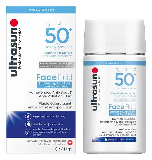 Ultrasun Face Fluid Anti Pollution SPF50+