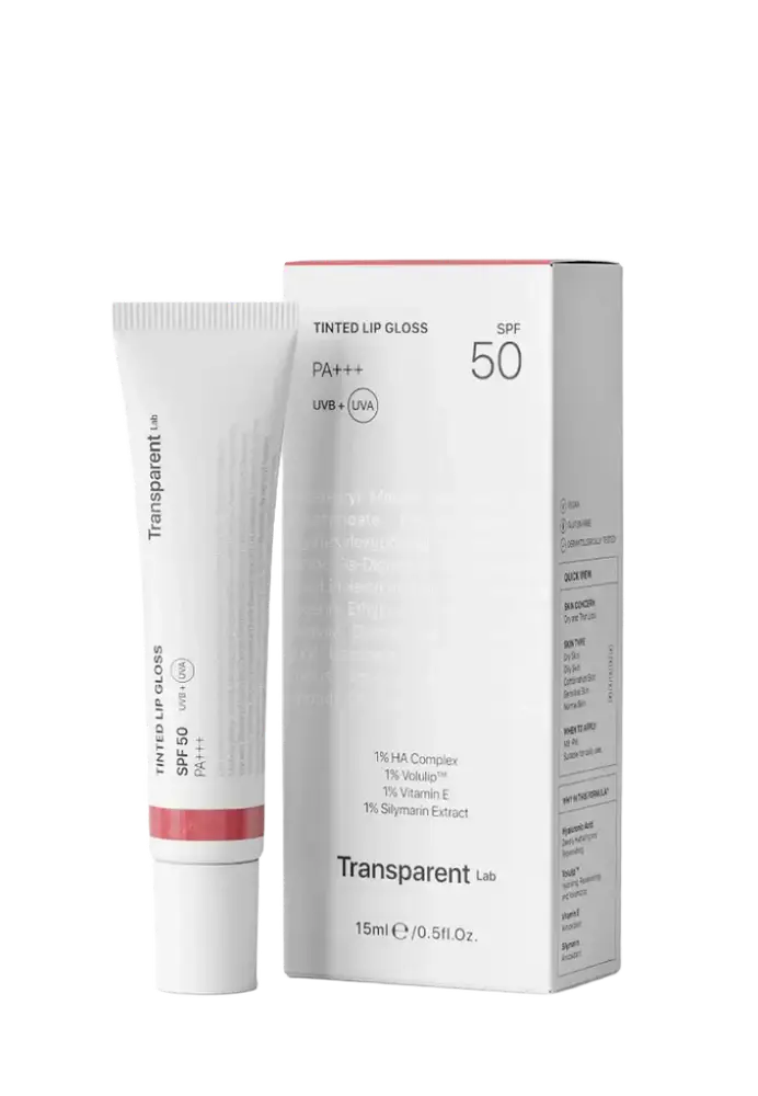 Transparent Lab Tinted Lip Gloss SPF 50 Rose