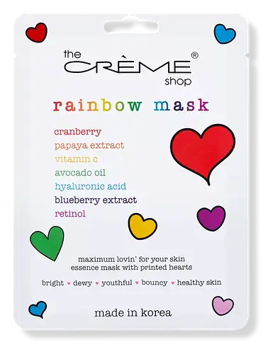 The Creme Shop Rainbow Face Mask