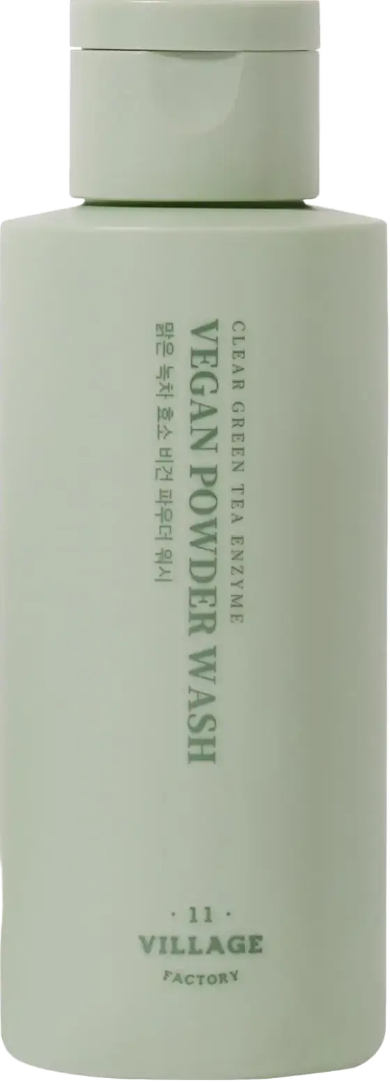 Village 11 Factory Clear Green Tea Enzyme Vegan Powder Wash