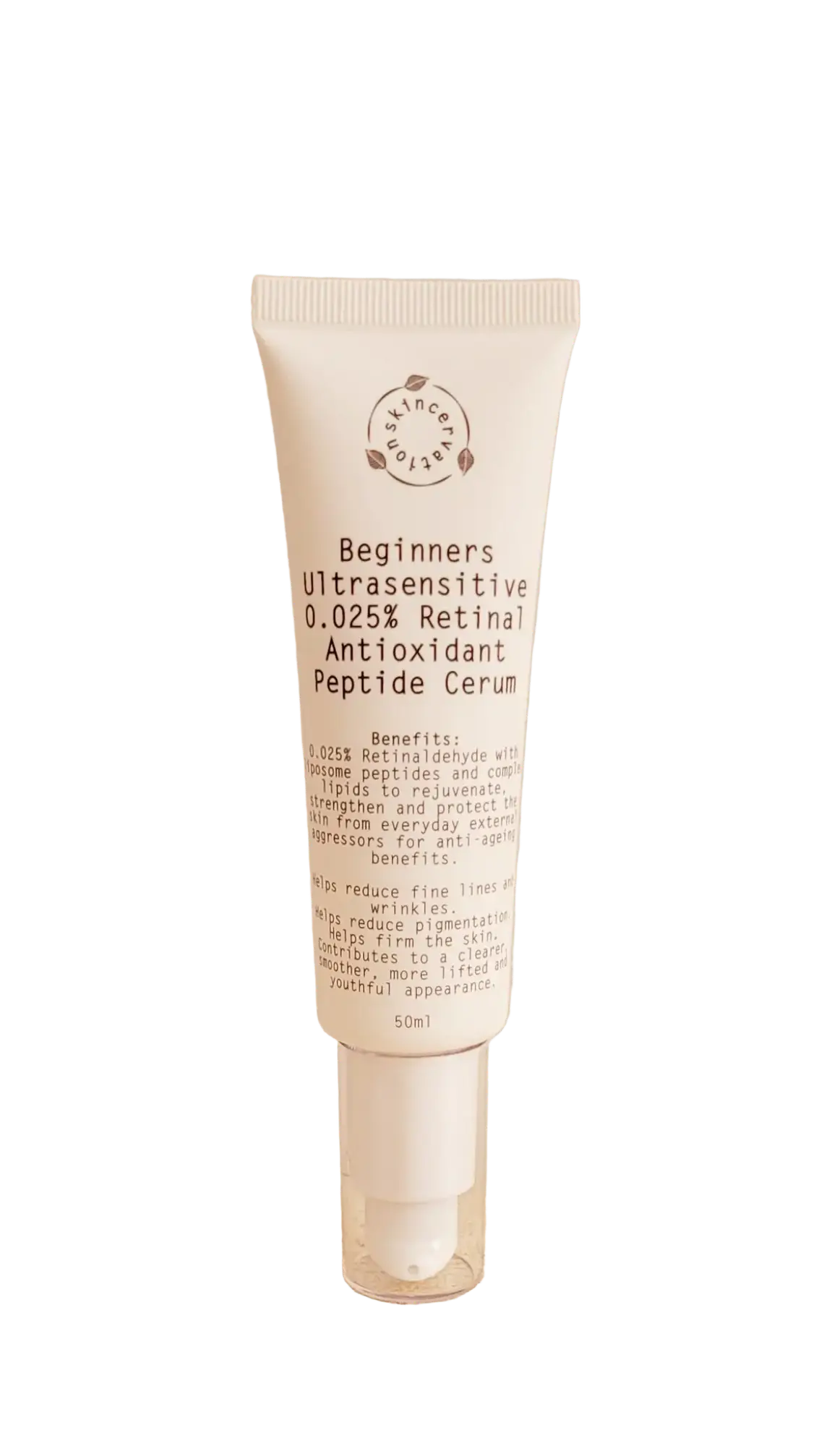 Skincervation Beginners Ultrasensitive 0.025% Retinal Antioxidant Peptide Cerum