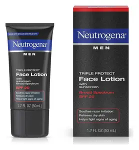 Neutrogena Men Triple Protect Face Lotion Broad Spectrum SPF 20