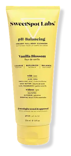 SweetSpot Labs Vanilla Blossom pH-Balancing Creamy Full Body Cleanser
