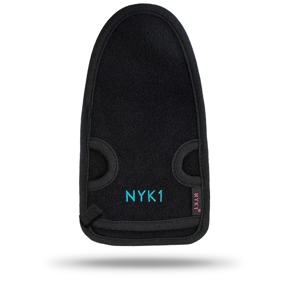 NYK1 Exfolimitt Spa Mitt Black