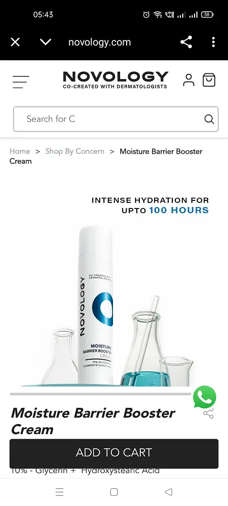 Novology 10%glycerin + Hydroxostearic acid