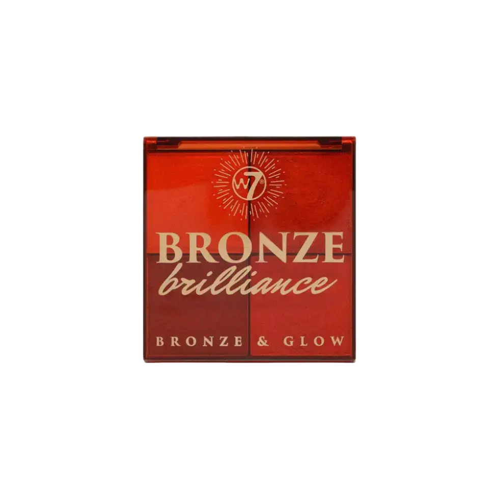 W7 Bronze Brilliance Bronze & Glow Palette Light/Medium