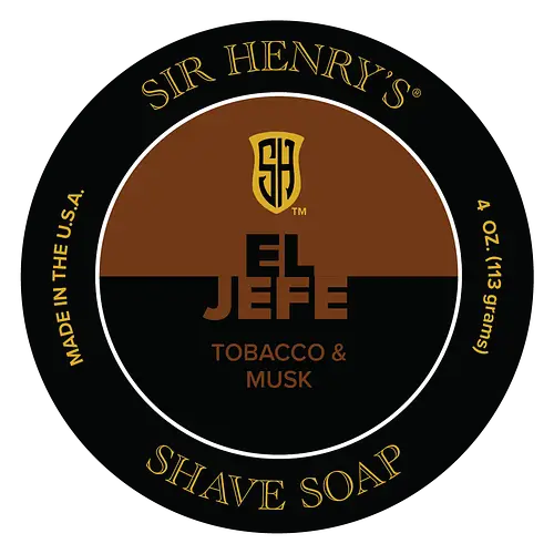 Sir Henry's Shave Soap El Jefe Tobacco & Musk