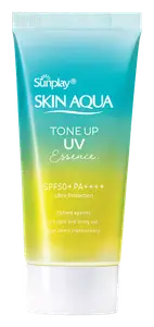 Sunplay Skin Aqua Tone Up UV Essence SPF 50+ Mint Green