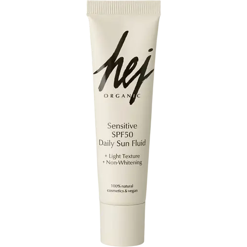 Hej Organic Sensitive SPF 50 Daily Sun Fluid