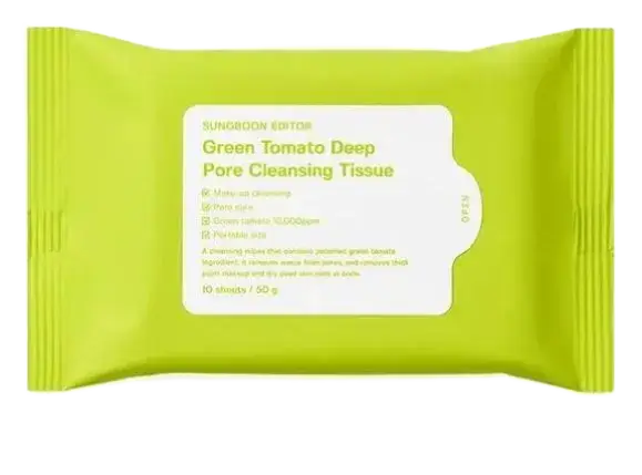 Sungboon Editor Green Tomato Deep Pore Cleansing Tissue