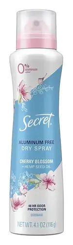 Secret Aluminum Free Dry Spray Cherry Blossom