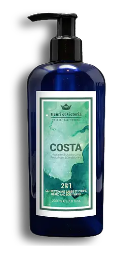Henri Et Victoria Beard And Body Wash Costa