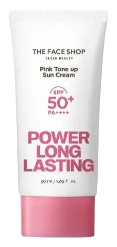 The Face Shop Power Long Lasting Pink Tone Up Sun Cream SPF50+ PA++++