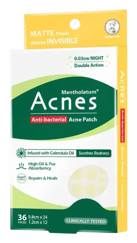 Acnes Anti-Bacterial Calendula Night Patch