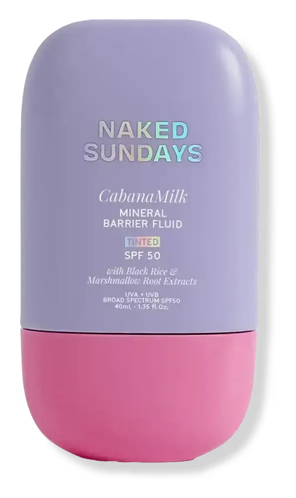 Naked Sundays CabanaMilk Mineral Barrier Fluid Tinted SPF 50